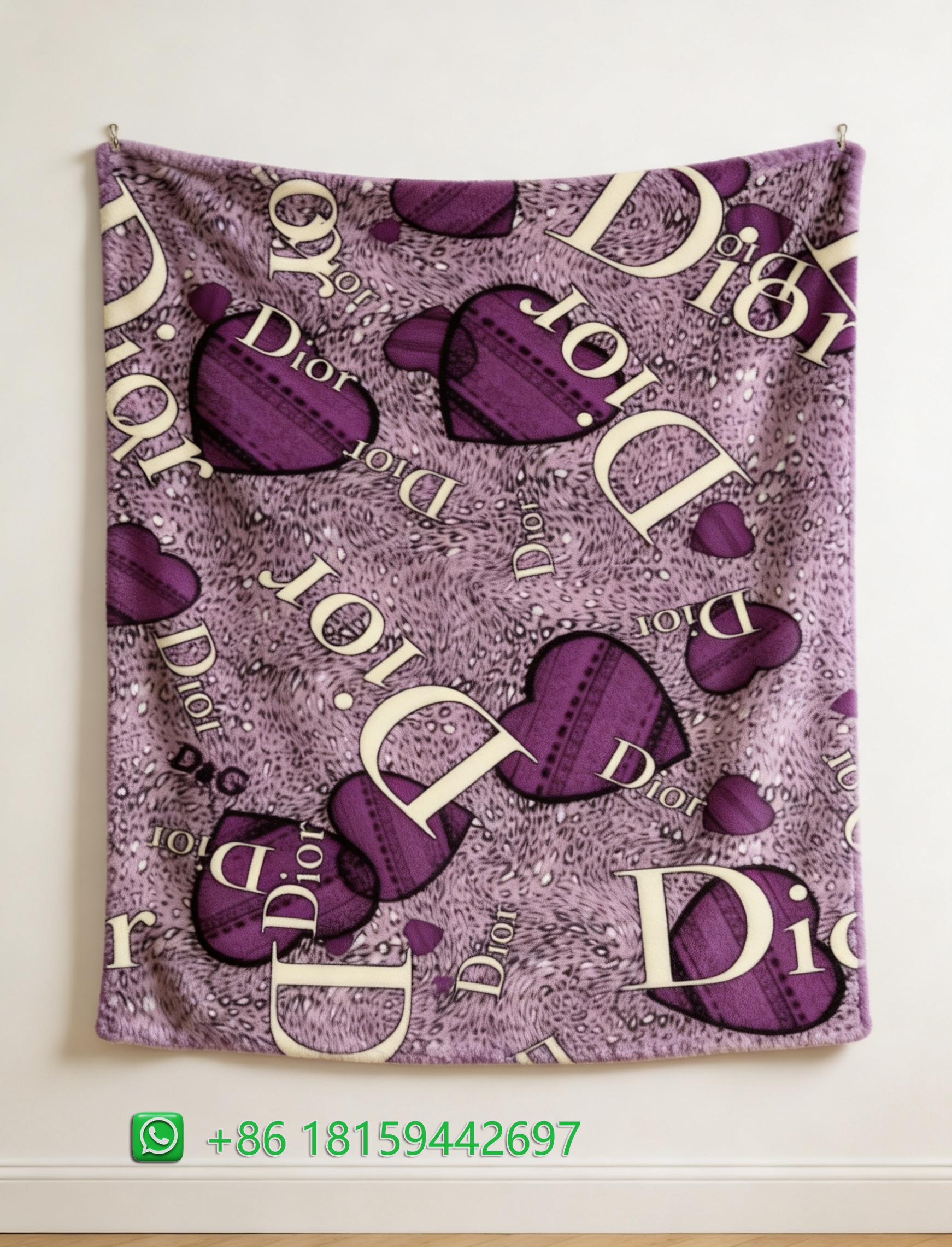 Dior Throw Blankets